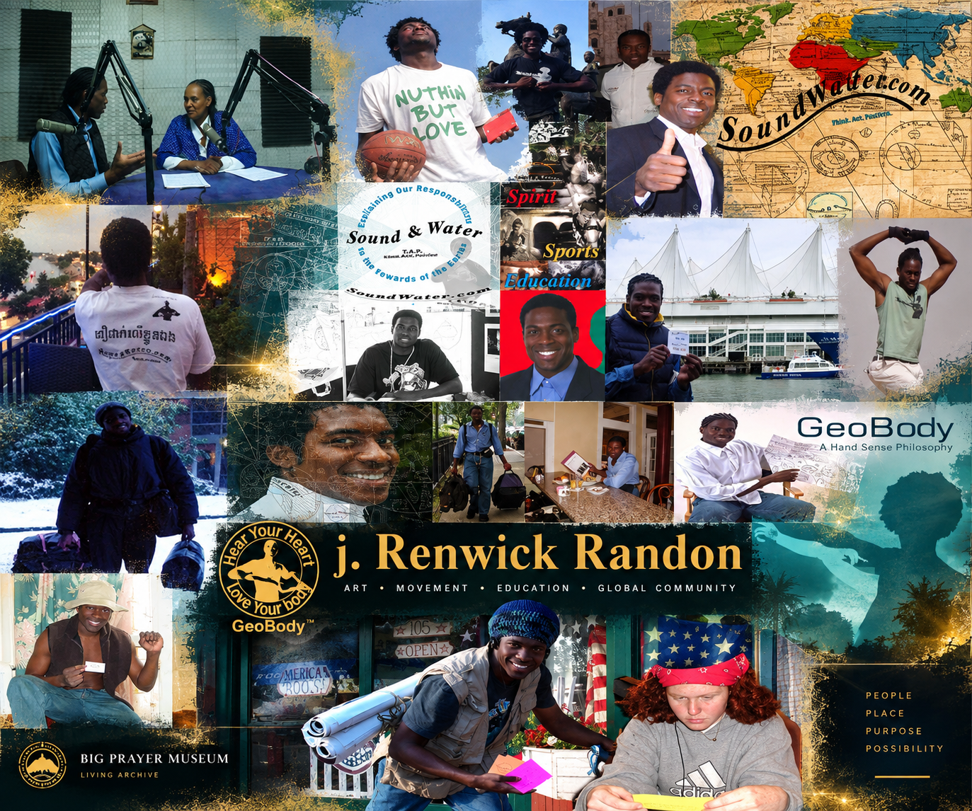 J. Renwick Randon journey collage
